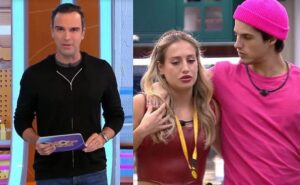 Tadeu Schmidt faz alerta sobre relação entre Bruna Griphao e Gabriel: ‘não podem ser ditas nem de brincadeira’