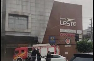Princípio de incêndio atinge depósito de loja no shopping Cidade Leste