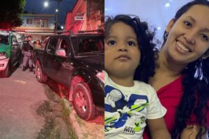 Mãe e filho são mortos ao serem atropelados por mulher que estava aprendendo a dirigir, em Manaus