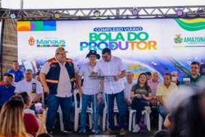 Prefeitura de Manaus e governo do AM assinam ordem de serviço do complexo viário ‘Rei Pelé’, na bola do Produtor