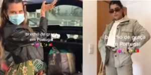 Influenciadora brasileira revolta a web ao vender roupas de doação em Portugal