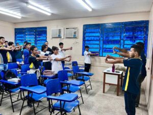 Escola estadual retoma aulas presenciais após suspensão para manutenção