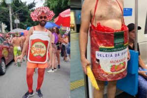 Geleia de morango da Shakira vira fantasia de Carnaval. Veja