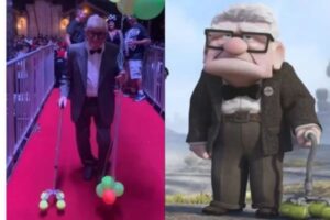 Idoso de 90 anos vence concurso fantasiado de personagem do filme UP