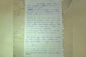 Em carta, mãe que matou filha disse ao pai da criança: ‘Que viva com a culpa’