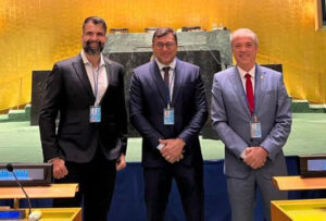 Único governador na ONU, Wilson quer apoio para conter poluição em rios