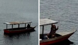 Casal que estava desaparecido após sair para pescar é encontrado à deriva em Manaus