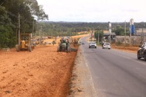 Obra do Anel Viário Sul, no Tarumã, já ultrapassa 80% de execução