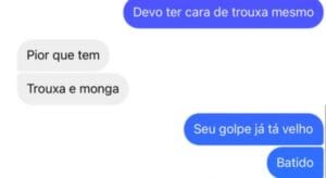 Mulher é chamada de ‘trouxa’ e ‘monga’ por criminoso que tentava aplicar golpe online