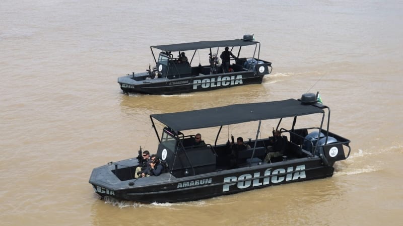 ssp am policia operacao fluvial
