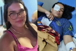 Jovem atingida por uma bala de espingarda durante festa junina, ainda aguarda por cirurgia em Manaus