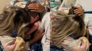 Em vídeo emocionante, mãe reencontra filho em coma após 16 dias : ‘Deus de milagres’