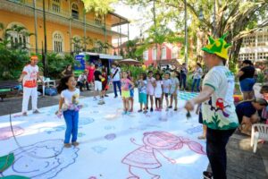 Festival de Férias oferece atividades culturais gratuitas para crianças, em Manaus