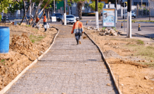 Ciclovia da Ponta Negra está 80% concluída e será entregue em setembro