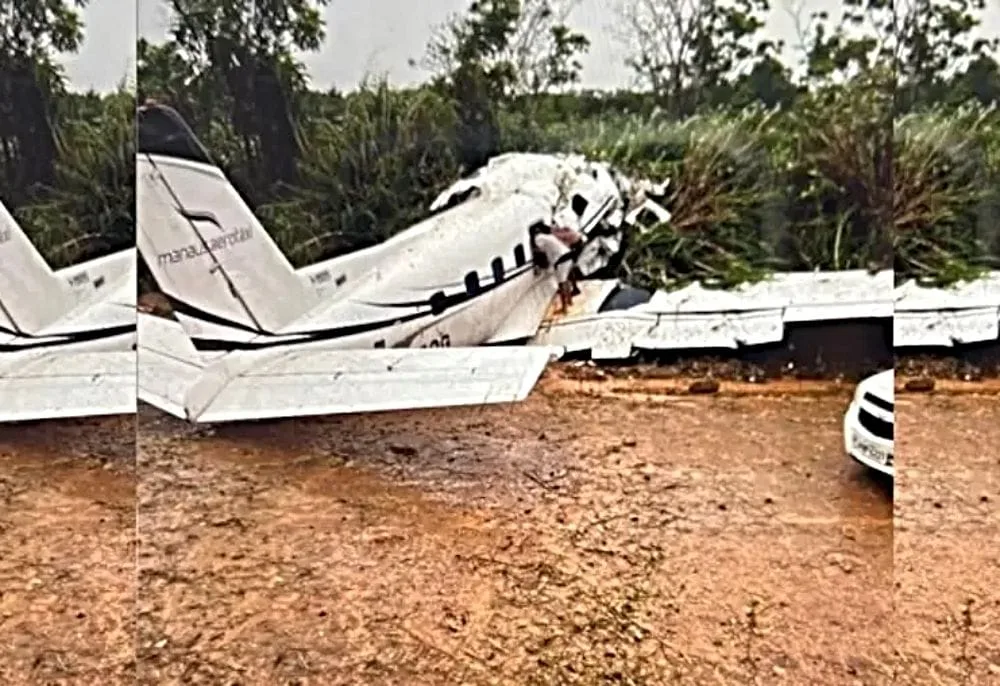 Queda de Avião com Turistas Americanos em Barcelos