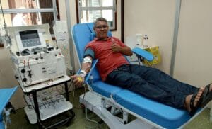 Um sangue raro e coração generoso: esse é o Alcinei, doador fenotipado do Hemoam
