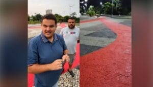 Prefeitura de Manaus volta atrás e fará a remoção da pintura nas pedras portuguesas