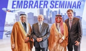 Embraer assina três acordos de investimentos na Arábia Saudita