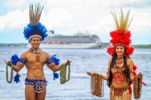 Navio vindo de Barbados traz mil turistas estrangeiros para Manaus nesta sexta-feira