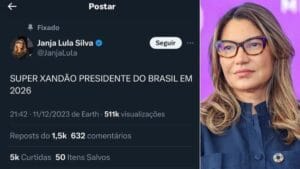 PF investiga ataque hacker à conta de Janja em rede social