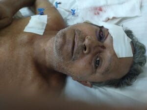 Vítima de atropelamento, João Lúcio pede ajuda para localizar familiares de paciente internado