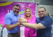 Wilson Lima empossa Kuka Chaves como presidente do União Brasil Mulher Amazonas