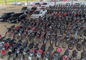 Leilão do Detran-AM: Visitação de carros e motos tem início na quarta