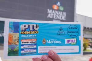 Segunda parcela do IPTU: pagamento deve ser feito até hoje (15) em Manaus