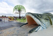 Obra do parque Amazonino Mendes e Gigantes da Floresta recebe vistoria na reta final dos trabalhos