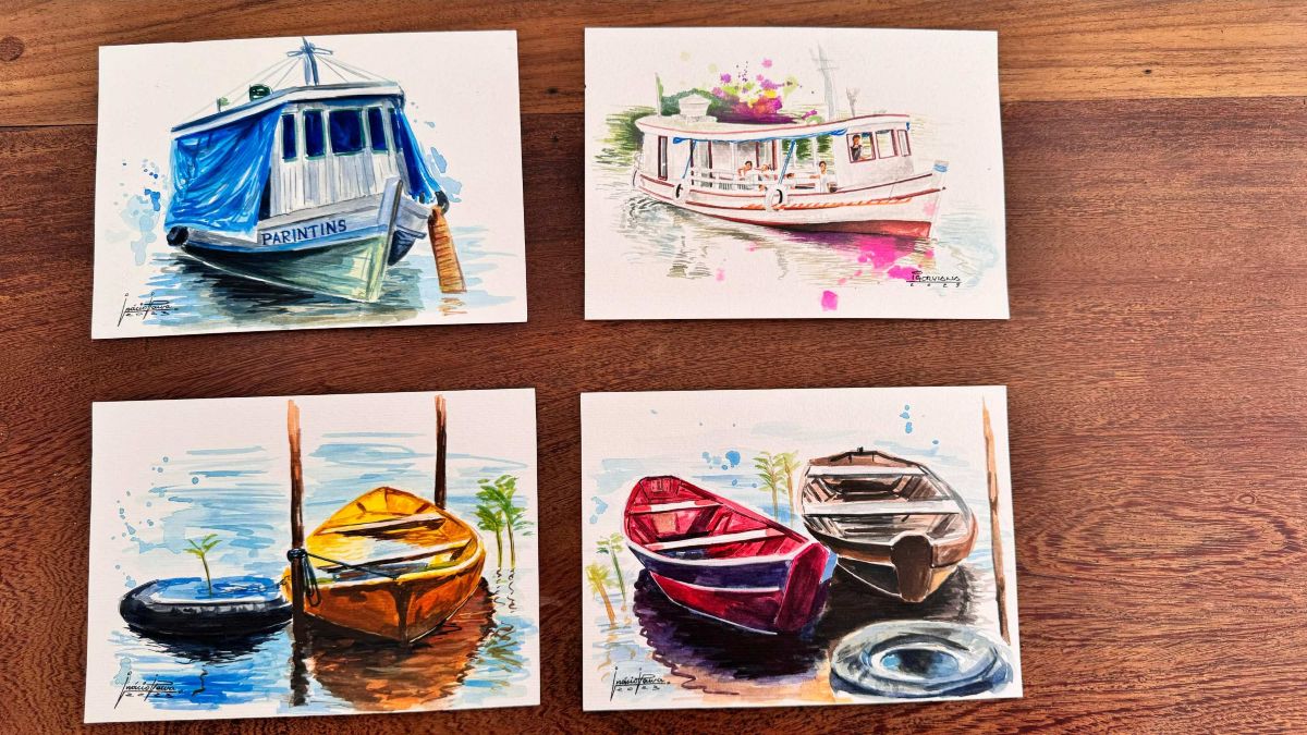 Quadros entregues ao Pres do BID