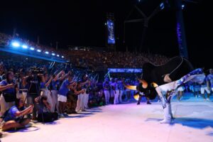 Parintins 2024: Caprichoso faz ensaio técnico com a presença da galera no Bumbódromo