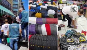 Operação ContraFashion apreende 1.500 peças de roupas falsificadas no Centro de Manaus