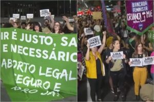 Manifestações contra PL do aborto ganham as ruas no país