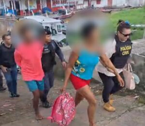 Polícia prende dupla por tortura e estupro contra duas crianças, em Manacapuru