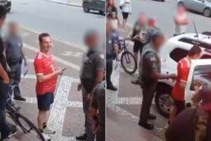 Preso por matar idoso com ‘voadora’ chora e pede desculpas de joelhos