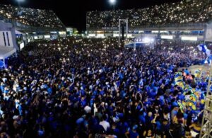 Boi Caprichoso celebra tricampeonato com a ‘Festa do Triunfo’ no Sambódromo de Manaus