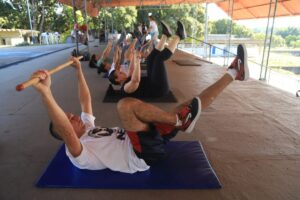 ‘O pilates me ajudou tanto, que não tomo mais remédio para dormir’, diz participante das aulas do RespirAR