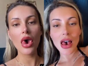 ‘Daqui a uns cinco anos quero falar de Jesus com língua de cobra’, diz Andressa Urach sobre vontade de abrir uma igreja