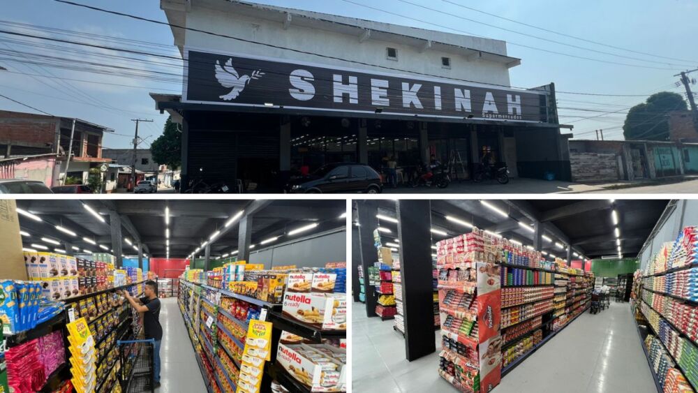 Rede de Supermercados Shekinah, inaugura mais uma unidade desta vez no bairro união da vitória, Tarumã-Açu zona norte de manaus.