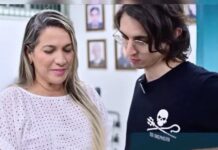 Ana Lívia Barreto e Amon Mandel Foto: Reprodução Redes sociais