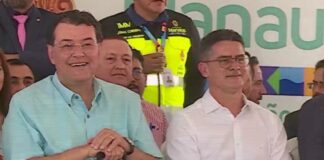 Eduardo Braga e David Almeida / Foto: Divulgação Prefeitura de Manaus
