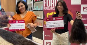 Manauara Shopping e Amanda Beauty Center arrecadam cabelos para mulheres na luta contra câncer