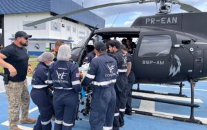 Vítimas de acidente em Caapiranga são resgatadas e encaminhadas ao Pronto-Socorro João Lúcio