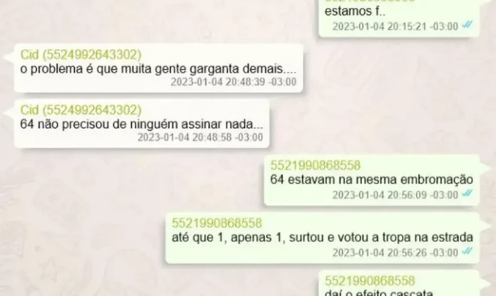 print cavaliere mauro cid 'Em 64 não precisou assinar nada', diz Mauro Cid em mensagens golpistas