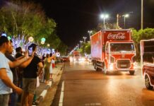 Caravana de Natal da Coca-Cola em Manaus