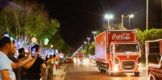 Caravana de Natal da Coca-Cola em Manaus