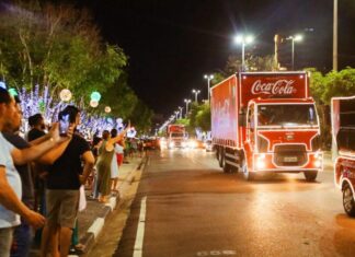 Caravana de Natal da Coca-Cola em Manaus