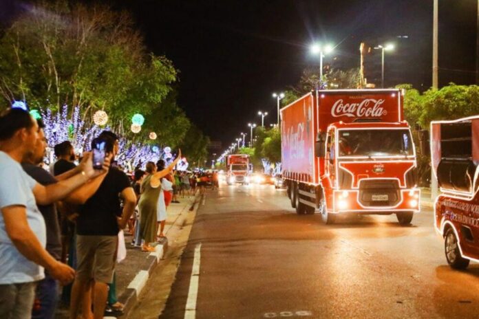 Caravana de Natal da Coca-Cola em Manaus