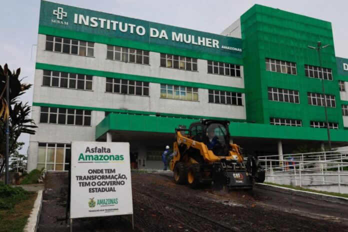 Governo do Amazonas prossegue com obras de infraestrutura na área externa do Complexo Hospitalar Sul Foto Mauro Neto Secom