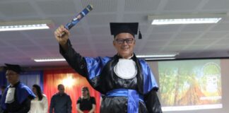 Juscelino Espíndola voltou aos estudos com o incentivo da filha